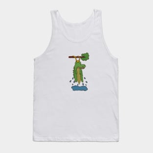 Croki, Lokigator with tree Tank Top